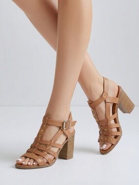 Seychelles‎ sandal heel shoes leather uppers rubber sole size 7.5
